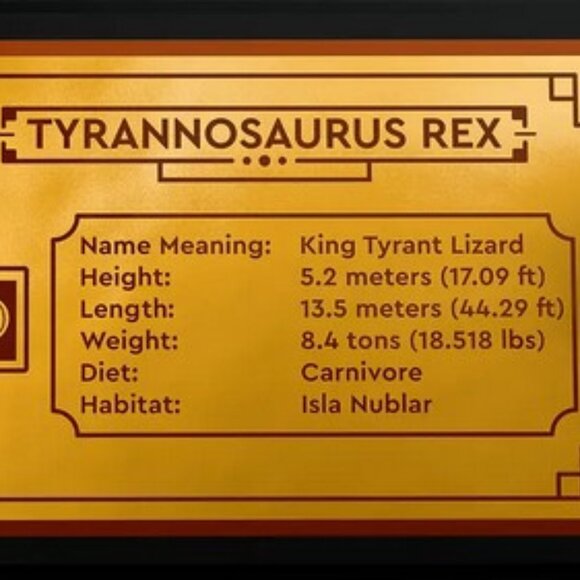 New Sealed Lego Jurassic World Dinosaur Fossils: T Rex Skull 76964 Retiring Set - Picture 5 of 6